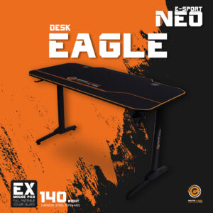 💥 Neolution E-Sport Gaming Desk  💥
โต๊ะเกมมิ่ง Neolution E-Sport รุ่น Eagle
✨ โต๊ะเกมมิ่งขนาด 140x60 CM ราคาไม่แรง ✨

⭐ รายละเอียดสินค้า ⭐
🔹 ท็อปโต๊ะ P2PB Board ลาย Carbon Kevlar กันรอยขีดข่วน กันน้ำอย่างดี
🔹 ขา Carbon Steel Pipe+ABS
🔹 ขนาดโต๊ะ 140x60 CM สูง 75 CM
🔹 รับน้ำหนักได้ถึง 100 KG
🔹 แถมที่วางแก้วน้ำและที่แขวนหูฟัง
🔹 แถมแผ่นรองเมาส์ขนาด Extra (เต็มโต๊ะ)

*** เงื่อนไขการรับประกัน ***
📌 สินค้ารับประกัน 1 ปี 📌